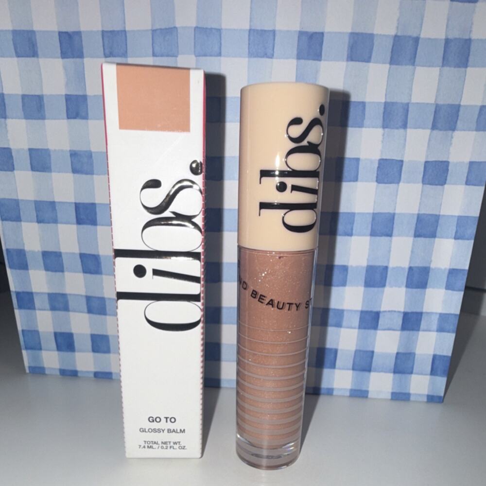 DIBS GO TO GLOSSY BALM Lip Gloss Kiss Me Quick Shine Vegan 0.2 fl oz
